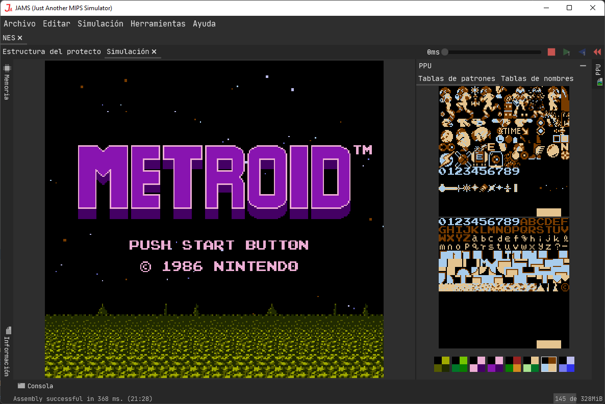 Metroid Title Screen