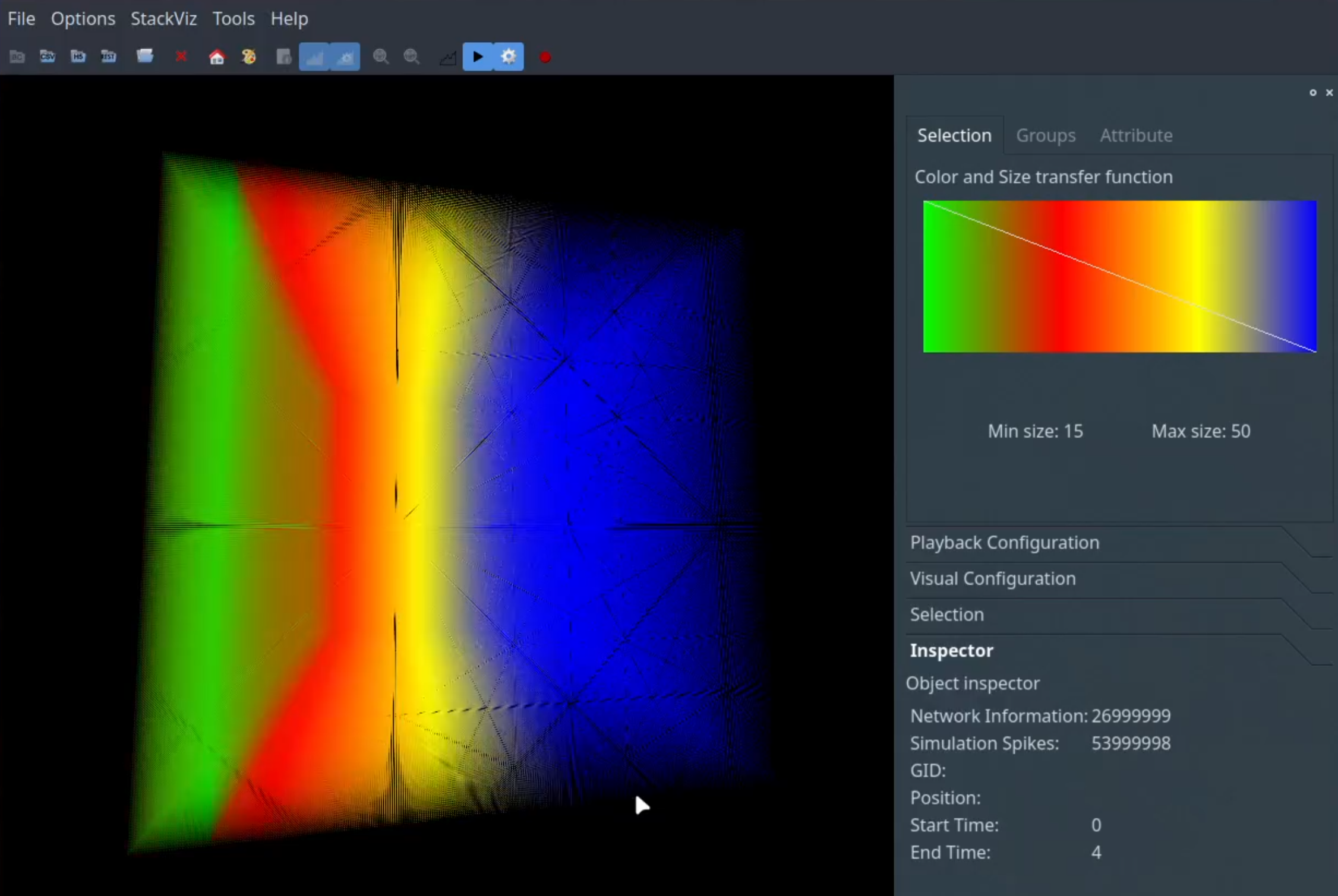 ViSimpl using Neon as a backend